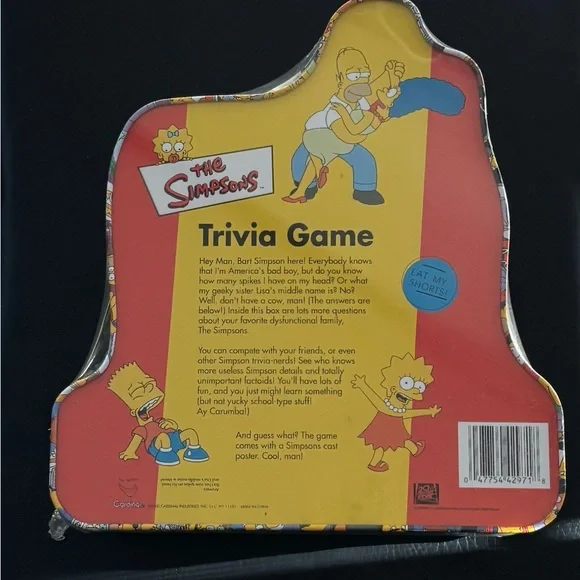 The Simpsons Trivia Game (Never Opened) - Picture 5 of 7